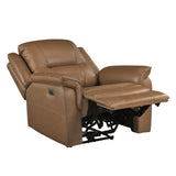 Haven Brown Power Reclining Chair - Ornate Home