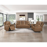 Haven Brown Power Reclining Chair - Ornate Home
