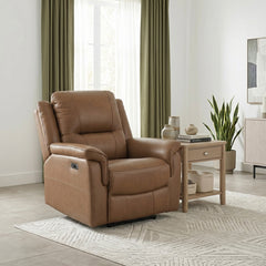 Haven Brown Power Reclining Chair - Ornate Home