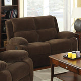 Haven Dark Brown Loveseat - Ornate Home