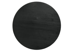 Haven Ebony Black 59" 7-Piece Round Dining Set - Ornate Home