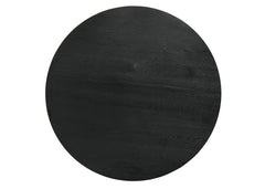 Haven Ebony Black 59" Round Dining Table - Ornate Home