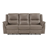 Haven Gray Power Double Reclining Sofa - Ornate Home