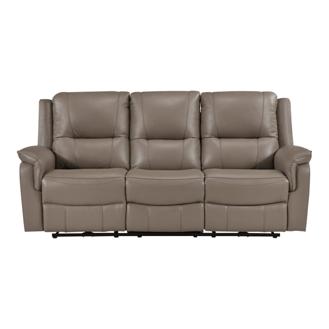 Haven Gray Power Double Reclining Sofa - Ornate Home