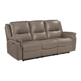 Haven Gray Power Double Reclining Sofa - Ornate Home