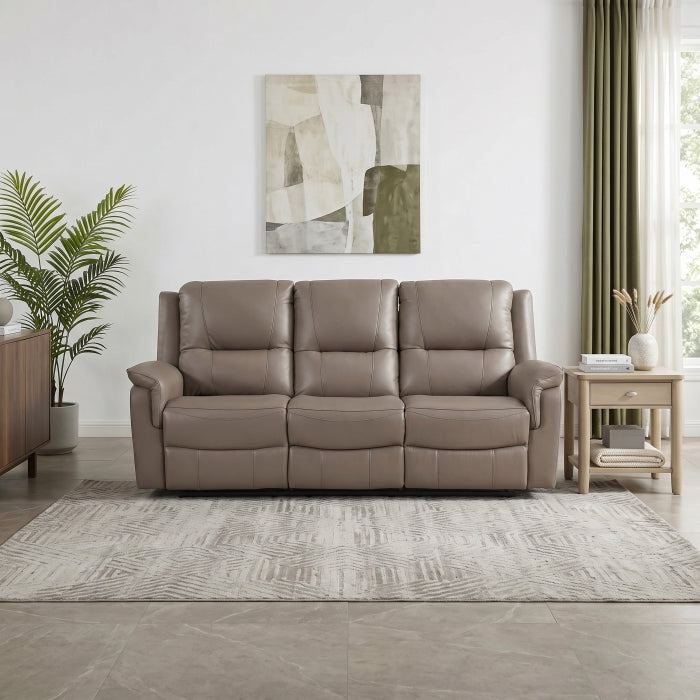 Haven Gray Power Double Reclining Sofa - Ornate Home