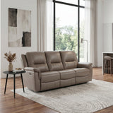 Haven Gray Power Double Reclining Sofa - Ornate Home