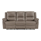 Haven Gray Power Double Reclining Sofa - Ornate Home
