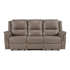 Haven Gray Power Double Reclining Sofa - Ornate Home