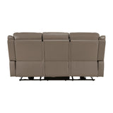Haven Gray Power Double Reclining Sofa - Ornate Home
