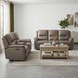 Haven Gray Power Double Reclining Sofa - Ornate Home