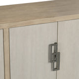 Haven Tan/Cream Four-Door Sideboard - Ornate Home