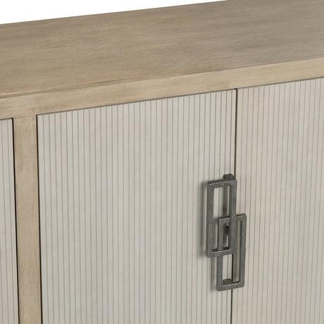 Haven Tan/Cream Four-Door Sideboard - Ornate Home