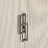 Haven Tan/Cream Two-Door Cabinet - Ornate Home