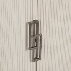 Haven Tan/Cream Two-Door Cabinet - Ornate Home