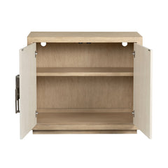 Haven Tan/Cream Two-Door Cabinet - Ornate Home