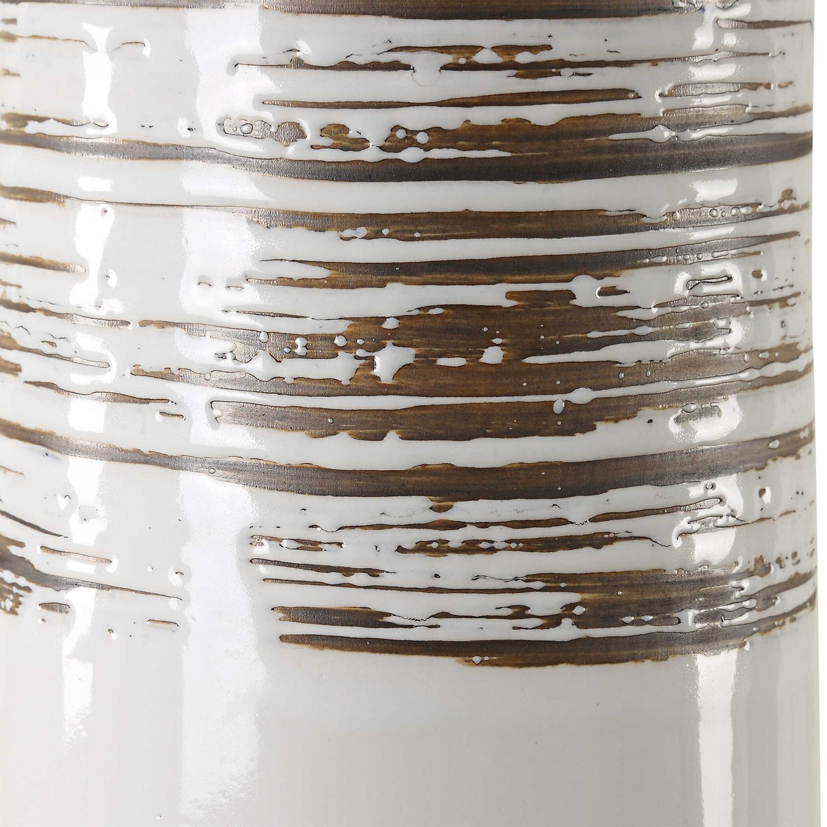 Haven White Glaze Table Lamp - Ornate Home