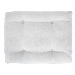 Haven White Upholstered Ottoman - Ornate Home