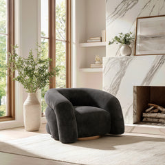 Havn Black Accent Chair - Ornate Home