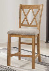 Havonplane Brown Counter Height Dining Chair (Set of 2) - Ornate Home