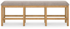 Havonplane Brown Counter Height Dining Table, 6 Barstools and Bench - Ornate Home