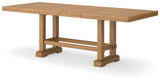 Havonplane Brown Counter Height Dining Table, 6 Barstools and Bench - Ornate Home