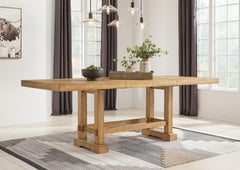 Havonplane Brown Counter Height Dining Table and 10 Barstools - Ornate Home