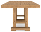 Havonplane Brown Counter Height Dining Table and 8 Barstools (Online Special Price) - Ornate Home