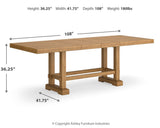 Havonplane Brown Counter Height Dining Table and 8 Barstools (Online Special Price) - Ornate Home