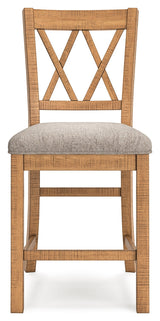 Havonplane Brown Counter Height Dining Table and 8 Barstools (Online Special Price) - Ornate Home