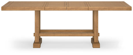 Havonplane Brown Counter Height Dining Table and 8 Barstools - Ornate Home