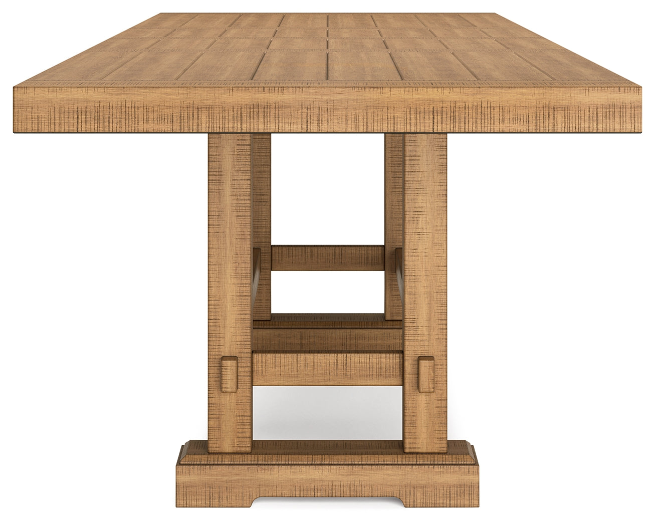 Havonplane Brown Counter Height Extension Dining Table 4 Barstools and Bench (Online Special Price) - Ornate Home