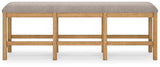 Havonplane Brown Counter Height Extension Dining Table 4 Barstools and Bench (Online Special Price) - Ornate Home