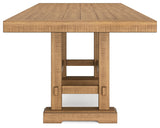Havonplane Brown Counter Height Extension Dining Table and 4 Barstools (Online Special Price) - Ornate Home
