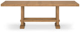 Havonplane Brown Counter Height Extension Dining Table and 6 Barstools (Online Special Price) - Ornate Home