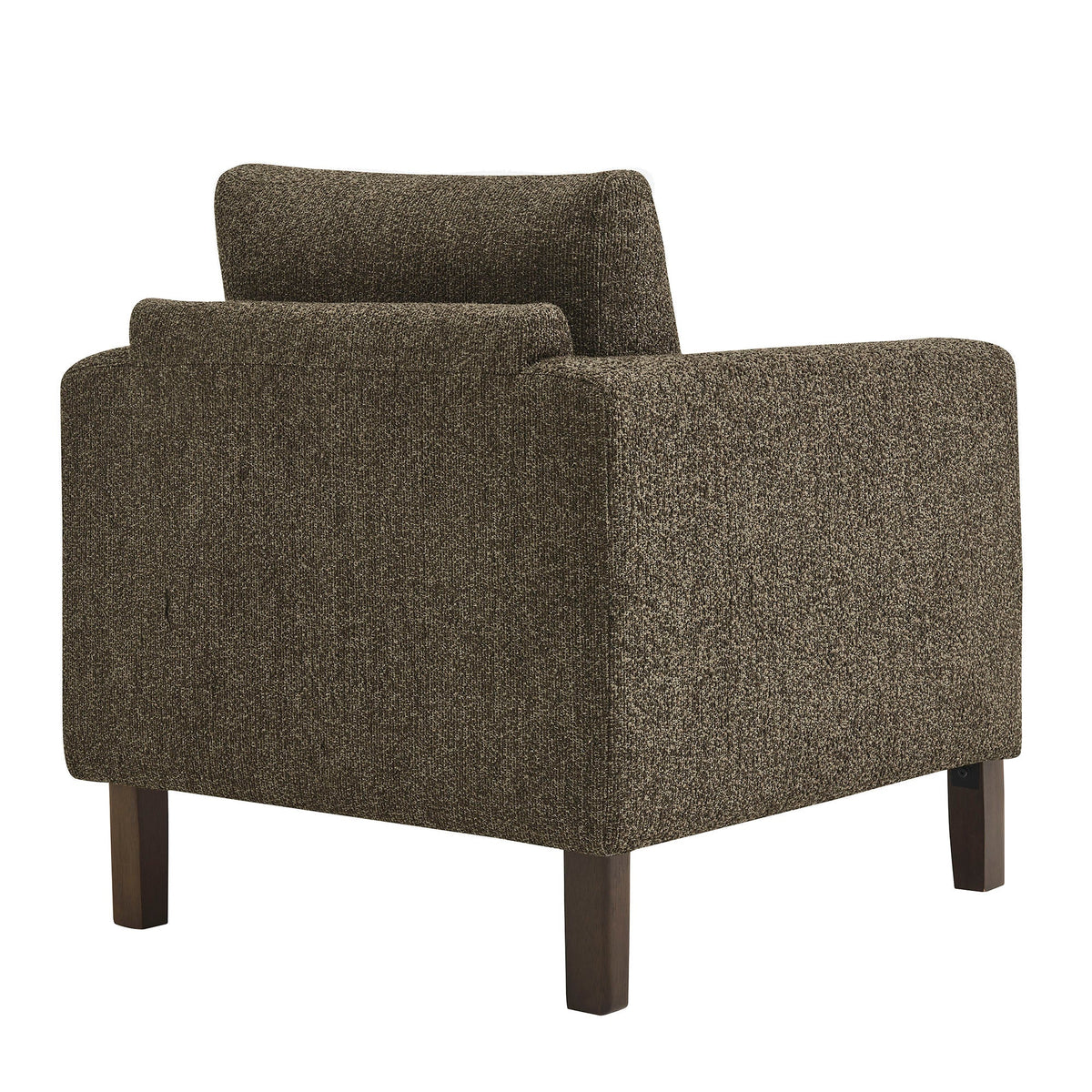 Hawken Antique/Espresso Boucle Fabric Accent Armchair - Ornate Home