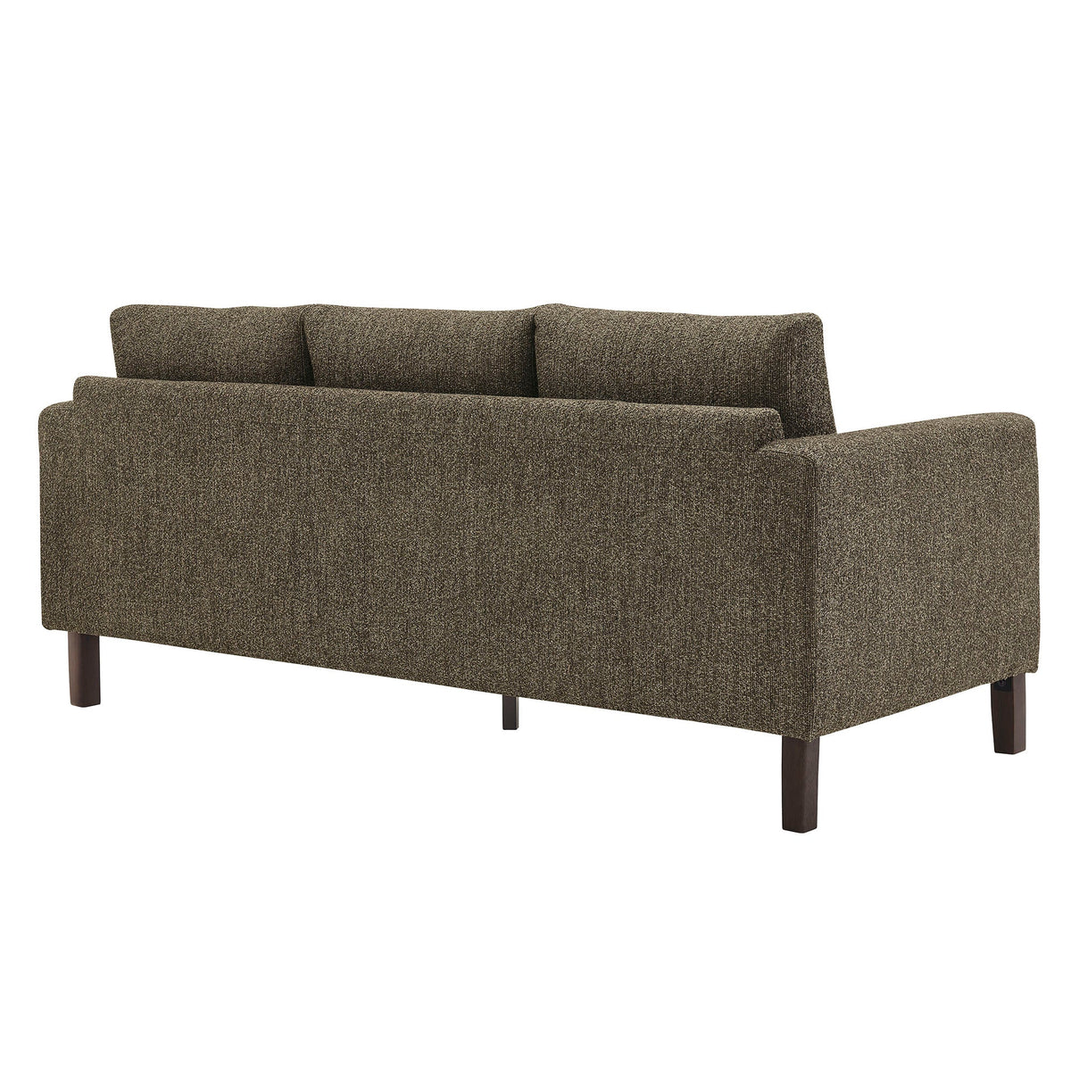 Hawken Antique/Espresso Boucle Fabric Sofa - Ornate Home