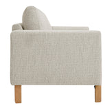 Hawken Parchment Beech Boucle Fabric Loveseat - Ornate Home
