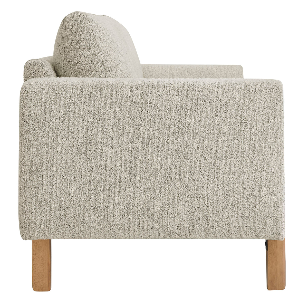 Hawken Parchment Beech Boucle Fabric Sofa - Ornate Home