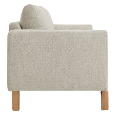 Hawken Parchment Beech Boucle Fabric Sofa - Ornate Home
