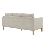 Hawken Parchment Beech Boucle Fabric Sofa - Ornate Home