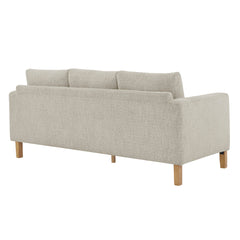 Hawken Parchment Beech Boucle Fabric Sofa - Ornate Home