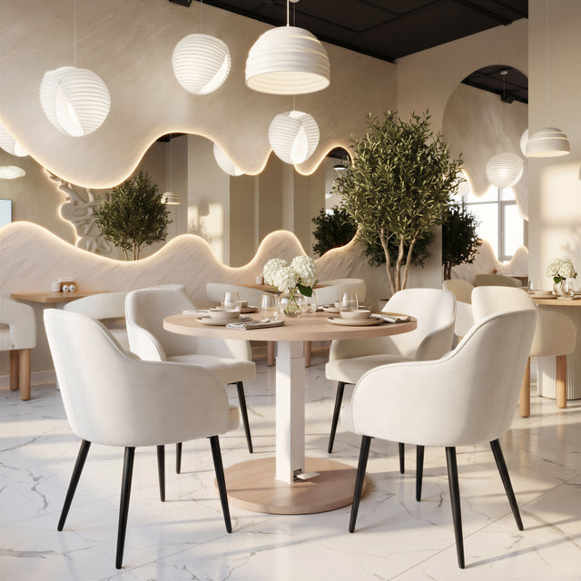 Hawley Natural Adjustable Dining Table - Ornate Home