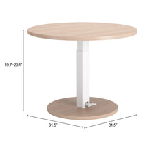 Hawley Natural Adjustable Dining Table - Ornate Home