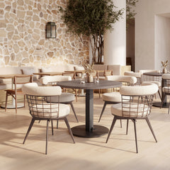 Hawley Walnut Adjustable Dining Table - Ornate Home