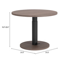 Hawley Walnut Adjustable Dining Table - Ornate Home