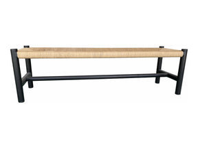 Hawthorn Black Large Bench - Ornate Home