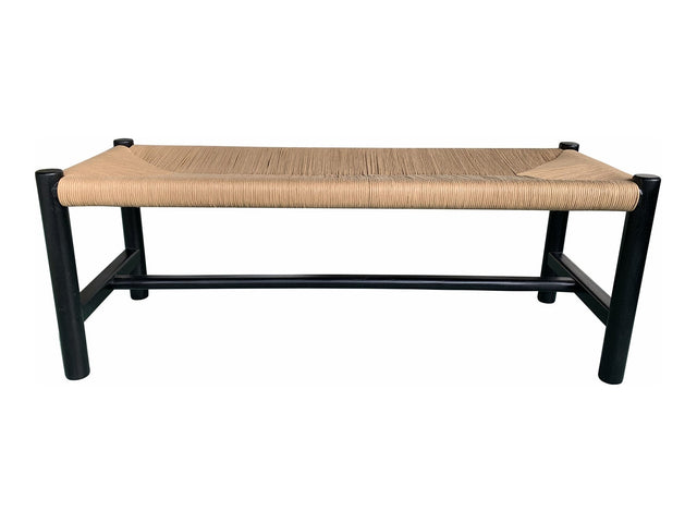 Hawthorn Black Small Bench - Ornate Home