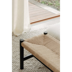 Hawthorn Black Small Bench - Ornate Home