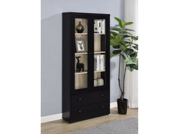 Hawthorne Black Accent Cabinet - Ornate Home